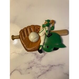 Vintage 1991 Burwood Products Baseball Wall Plaque Decor USA Made MCMXCI 3213